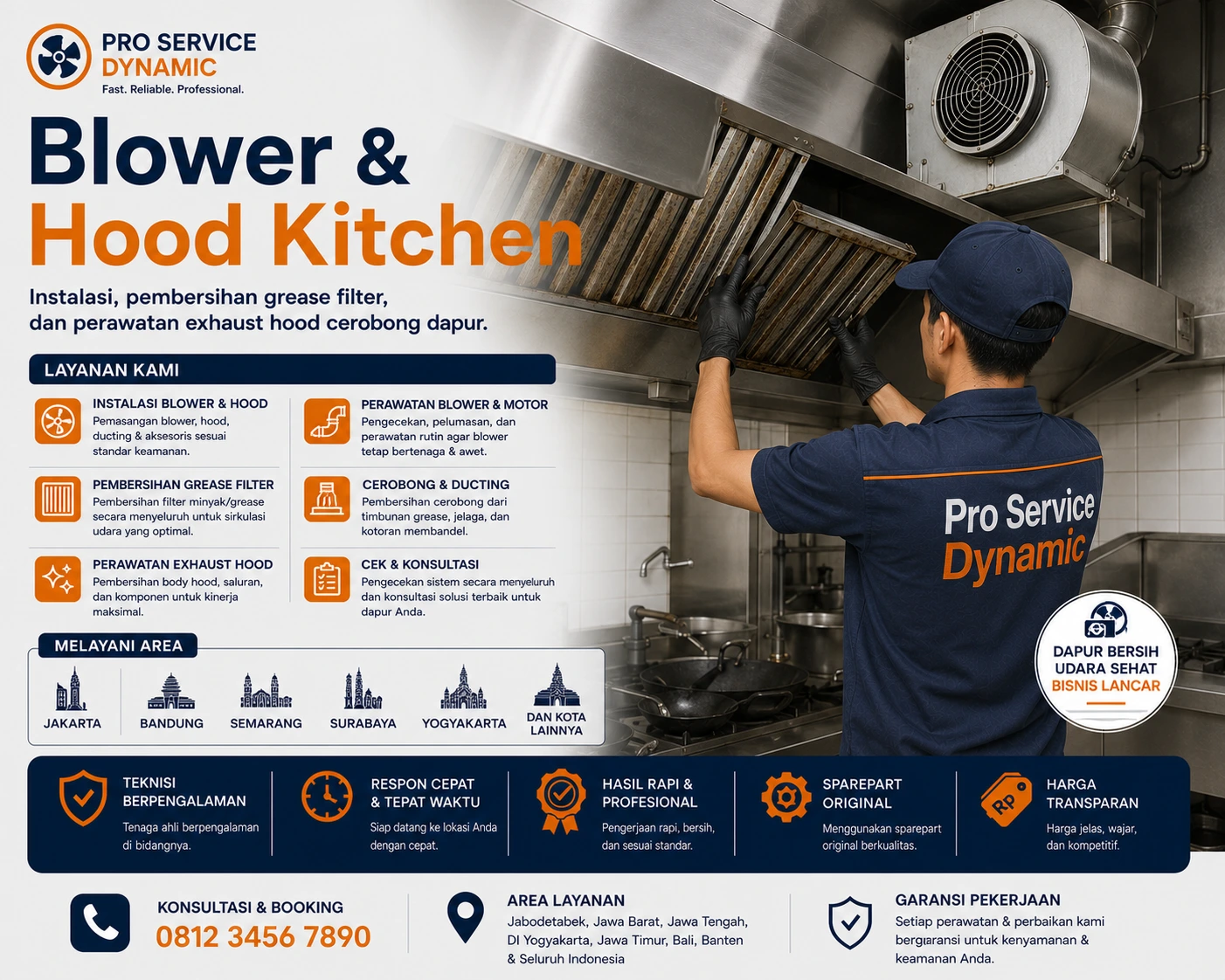 Servis Blower & Hood Kitchen