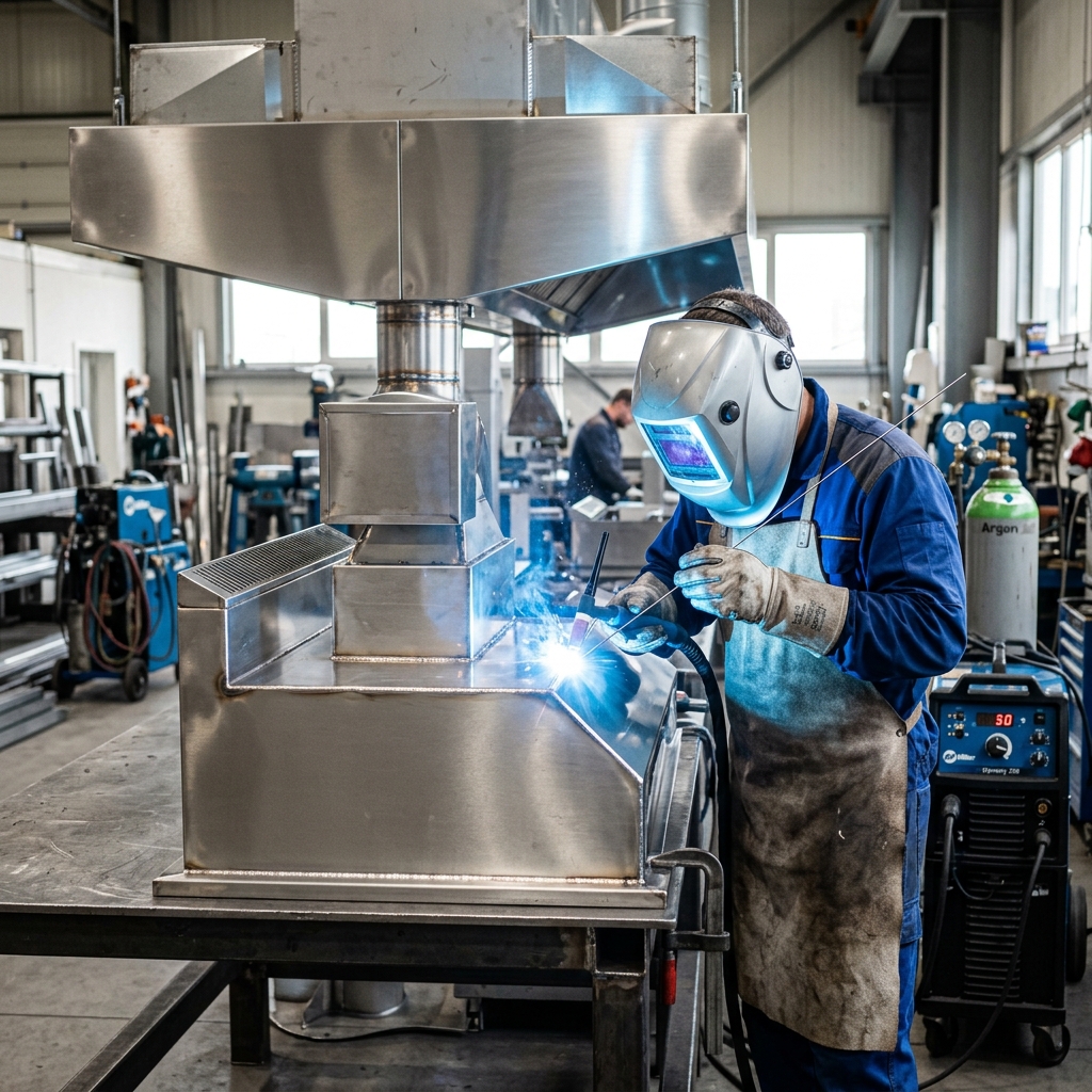 Panduan Jasa Las Argon (TIG): Solusi Pengelasan Presisi untuk Stainless Steel Dapur & Industri